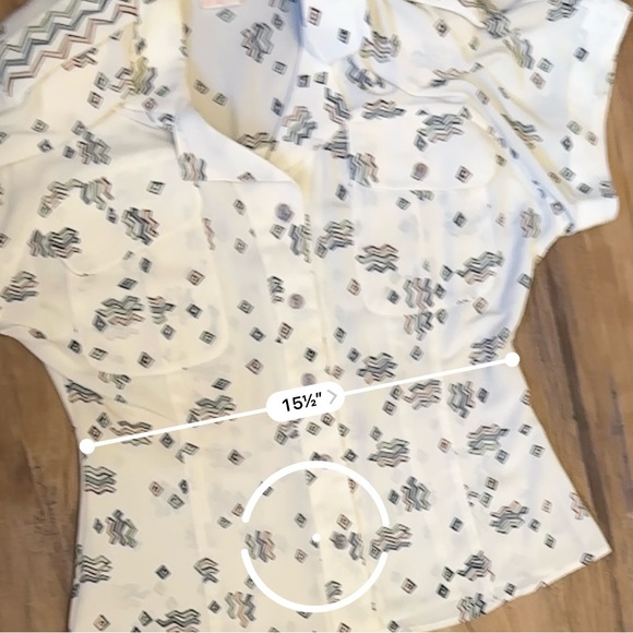 VTG 80s Retro Pastel Abstract Accordion Pleated Midi Maxi Skirt and Shirt Set - Picture 14 of 15